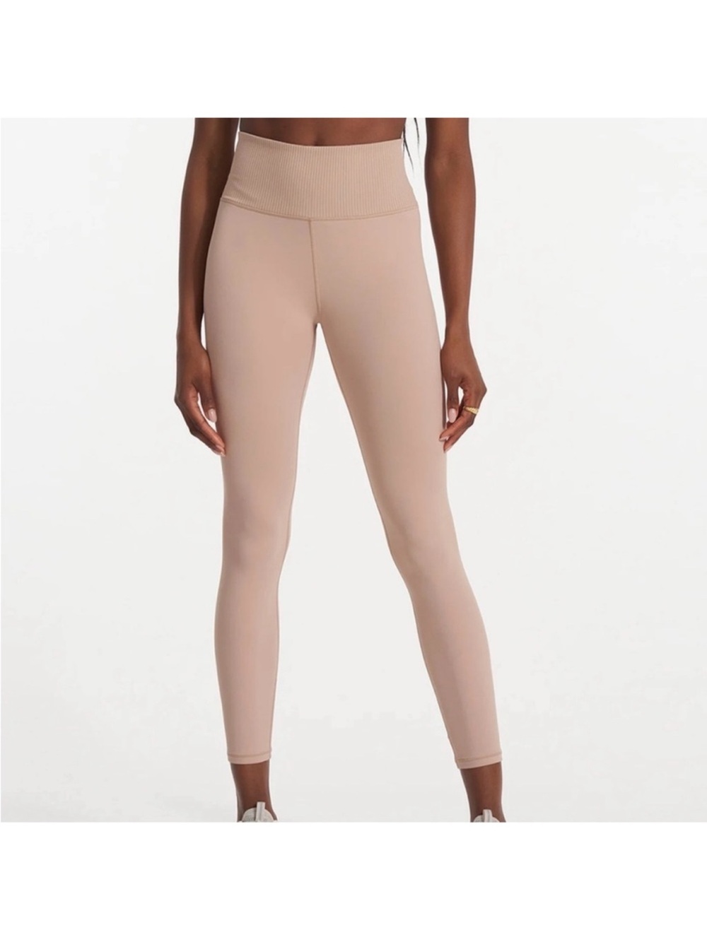 Vuori Rib Studio Legging Coconut - Size Small